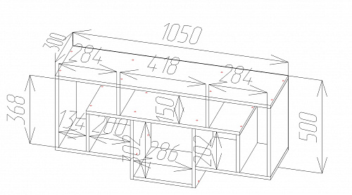 Полка навесная &amp;quot;ПН-2&amp;quot; 